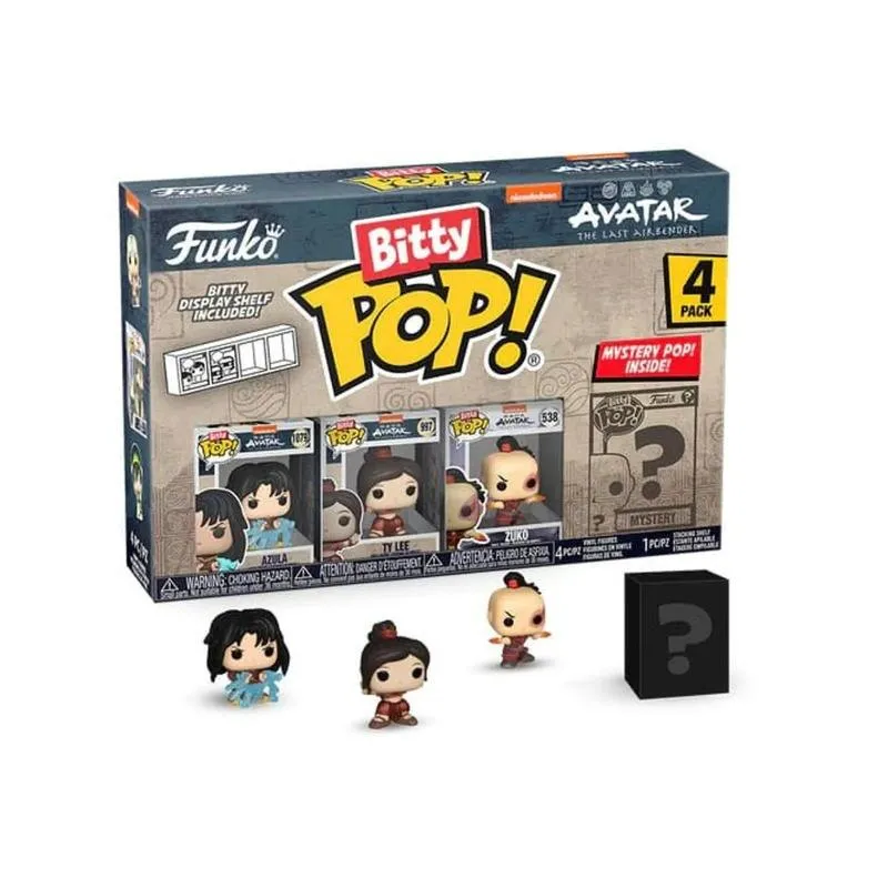 FUNKO POP! AVATAR THE LAST AIRBENDER BITTY POP FIGURKI KOLEKCJONERSKIE 4-PACK 3+