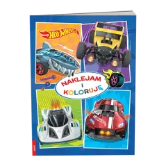Hot Wheels Naklejam i koloruję NAK1601 Opracowanie zbiorowe