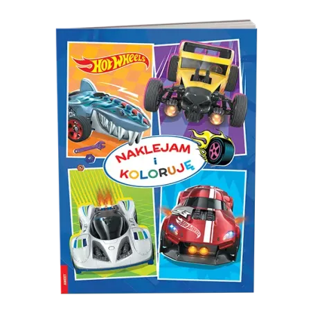Hot Wheels Naklejam i koloruję NAK1601 Opracowanie zbiorowe