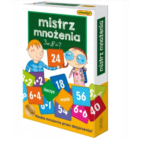 MISTRZ MNOŻENIA EDUKACYJNA GRA DLA DZIECI 6+