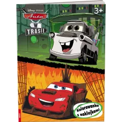 Disney Pixar Auta w trasie naklejam i koloruję NA9131