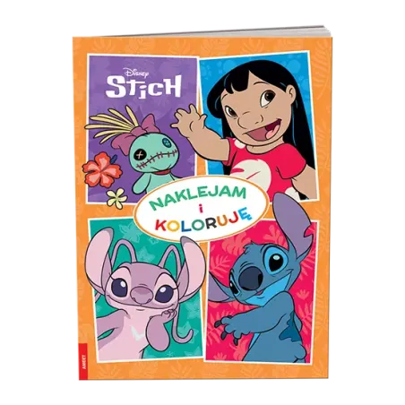 Disney Stich Naklejam I Koloruję
