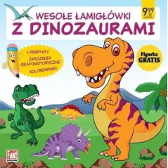 WESOŁE ŁAMIGŁÓWKI DINOZAURY + FIGURKA - Ringier Axel Springer