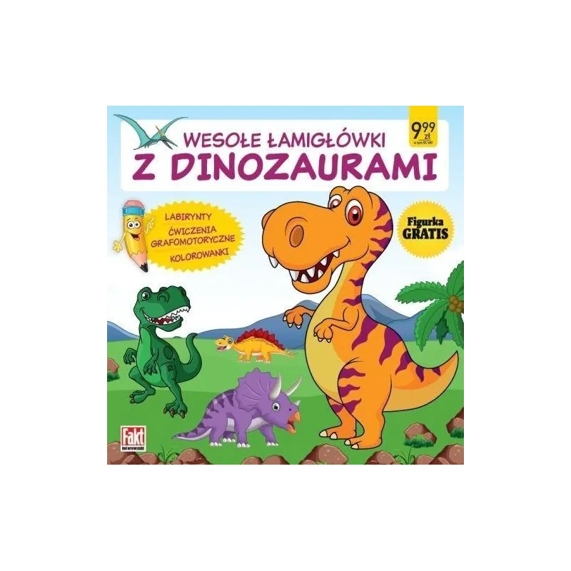 WESOŁE ŁAMIGŁÓWKI DINOZAURY + FIGURKA - Ringier Axel Springer