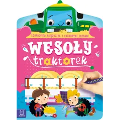 WESOŁY TRAKTOREK. EDUKACYJNA KSIĄŻECZKA Z RUCHOMYMI OCZKAMI - Aksjomat