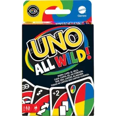 UNO ALL WILD! DZIKIE KARTY GRA KARCIANA MATTEL 7+