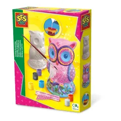ODLEW GIPSOWY 3D SOWA ZESTAW KREATYWNY 5+