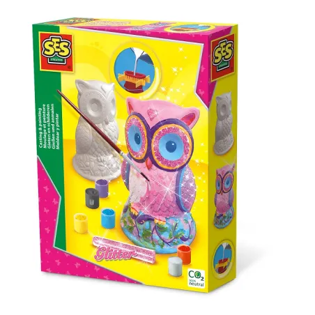 ODLEW GIPSOWY 3D SOWA ZESTAW KREATYWNY 5+