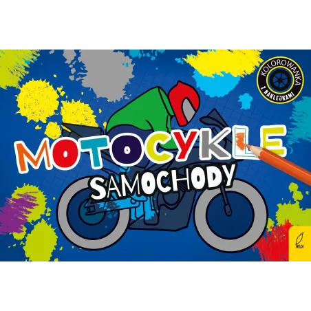 Motocykle Samochody Kolorowanka Z Naklejkami