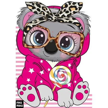 Koala. Kolorowanka Z Naklejkami