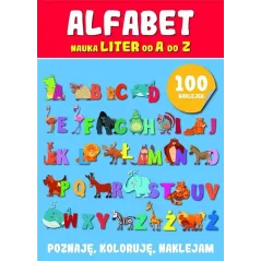 ALFABET. NAUKA LITER Z NAKLEJKAMI