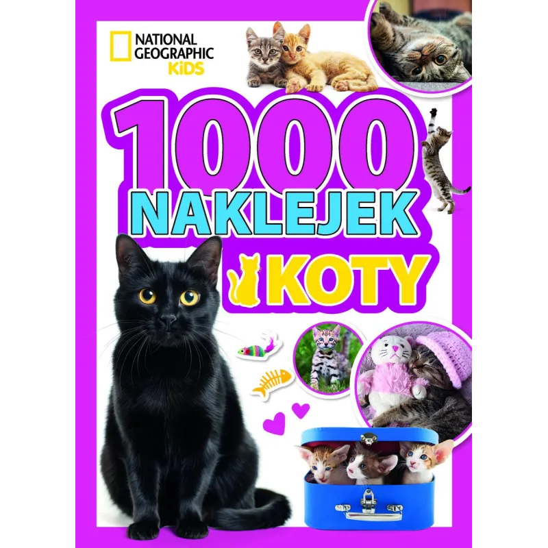 1000 NAKLEJEK. KOTY. NATIONAL GEOGRAPHIC KIDS