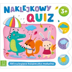 Naklejkowy quiz 3. Aktywizująca książeczka malucha Agnieszka Bator