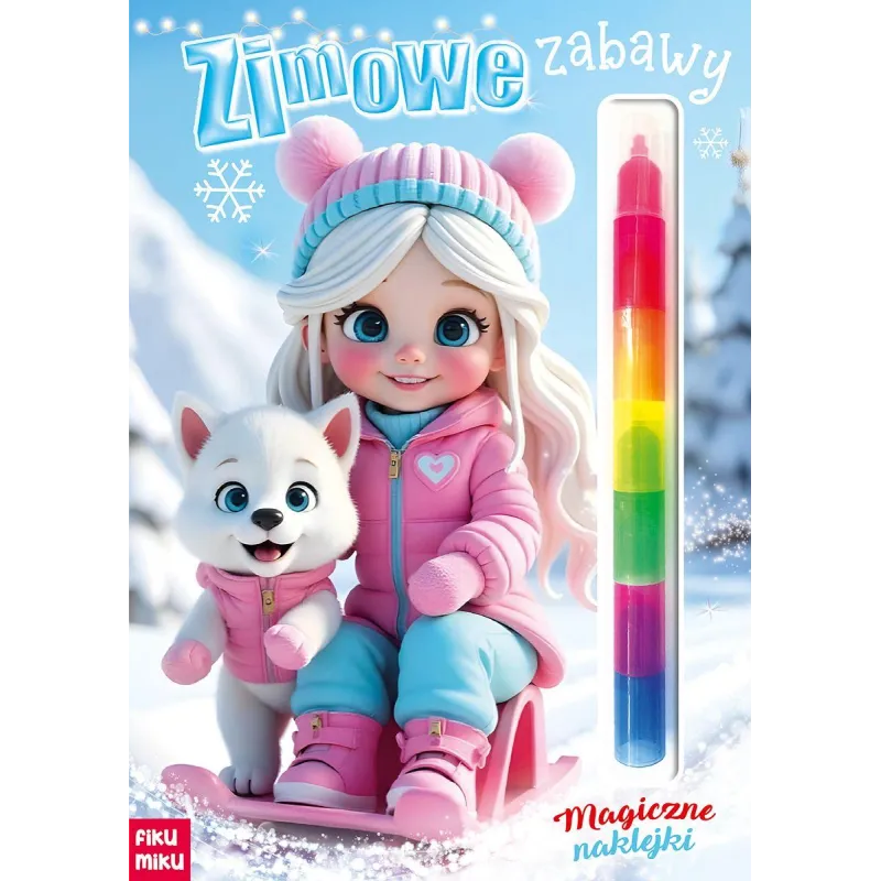 ZIMOWE ZABAWY. MAGICZNE NAKLEJKI