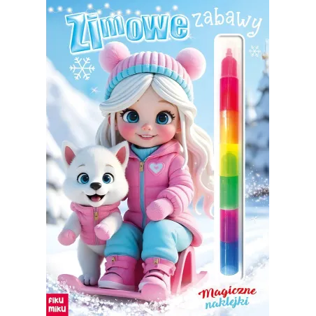 ZIMOWE ZABAWY. MAGICZNE NAKLEJKI