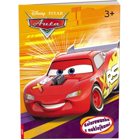 Disney Pixar Auta Kolorowanka z naklejkami NA9125