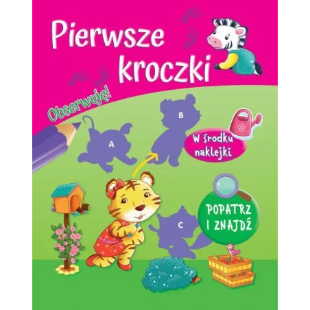 Obserwuję! Pierwsze Kroczki. Książeczka Z Naklejkami