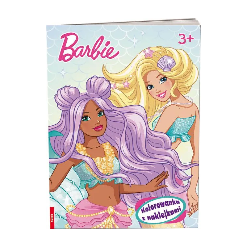 BARBIE KOLOROWANKA Z NAKLEJKAMI 3+