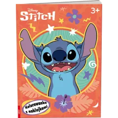 DISNEY STITCH. KOLOROWANKA Z NAKLEJKAMI 3+ - Ameet