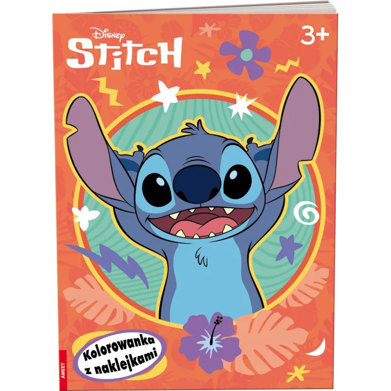 DISNEY STITCH. KOLOROWANKA Z NAKLEJKAMI 3+ - Ameet DISNEY STITCH. KOLOROWANKA Z NAKLEJKAMI 3+ - Ameet