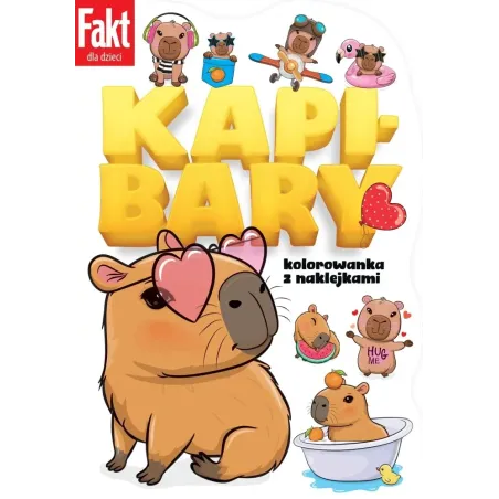 Kapibary Kolorowanka Z Naklejkami