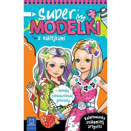 Supermodelki Z Naklejkami. Kolorowanka Znakomitej Artystki  Moda Ciekawostki Porady