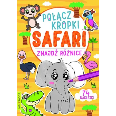 SAFARI POŁĄCZ KROPKI, ZNAJDŹ RÓŻNICE - Books & Fun