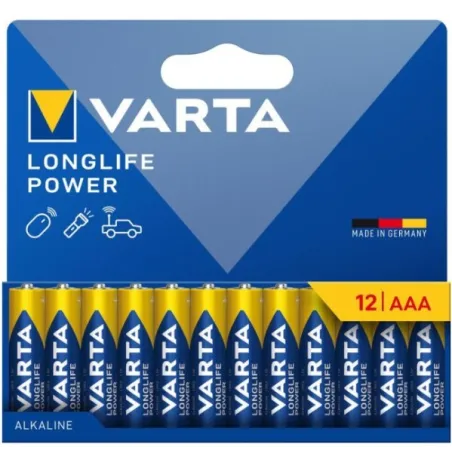 Baterie Alkaliczne Varta Aa Longlife Power 12 Sztuk Lr03