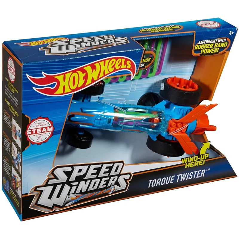 WYŚCIGÓWKA AUTONAKRĘCIAKI HOT WHEELS TORQUE TWISTER 4+