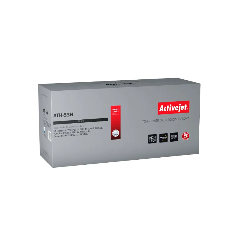 TONER ZAMIENNIK HP 53A Q7553A ACTIVEJET SUPREME BLACK