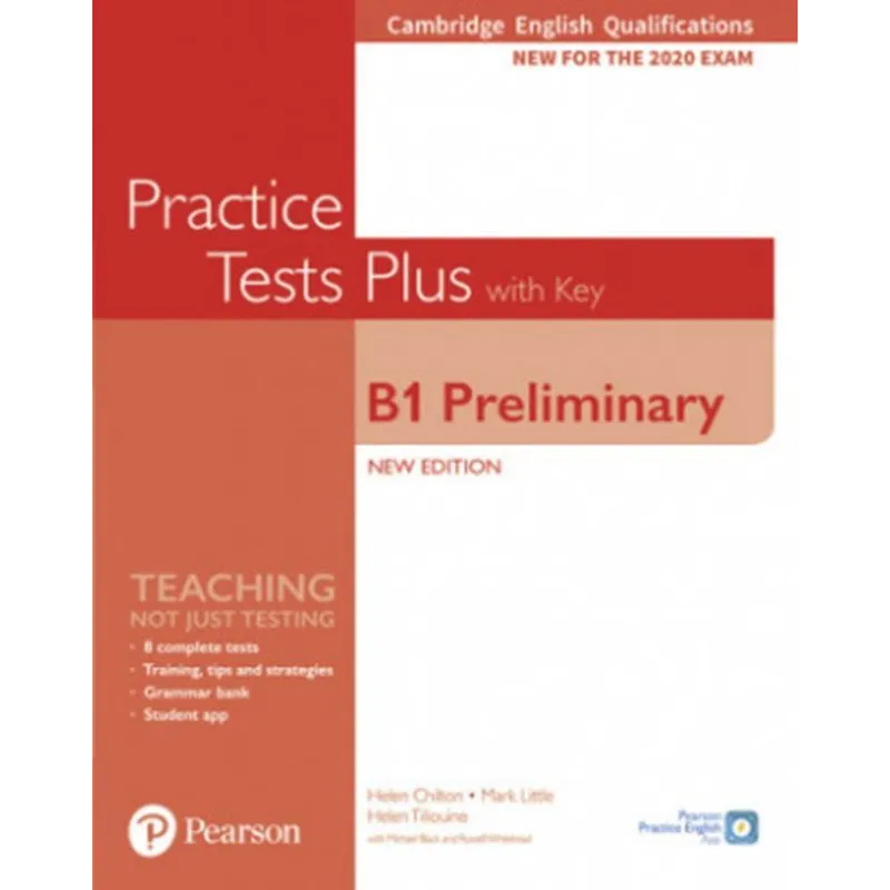 CAMBRIDGE ENGLISH QUALIFICATIONS: B1 PRELIMINARY NEW EDITION PRACTICE TESTS PLUS STUDENT'S BOOK WITH KEY