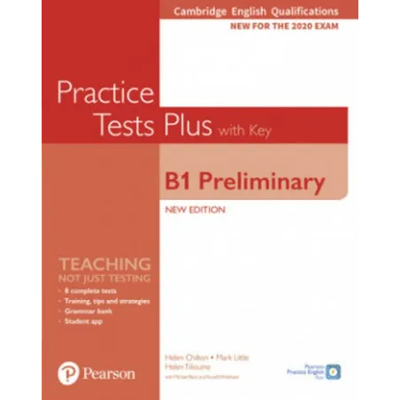 CAMBRIDGE ENGLISH QUALIFICATIONS: B1 PRELIMINARY NEW EDITION PRACTICE TESTS PLUS STUDENT'S BOOK WITH KEY