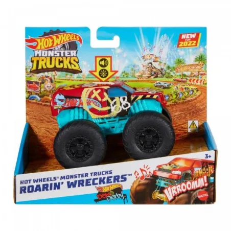 HOT WHEELS DEMO DERBY MONSTER TRUCK Z EFEKTAMI DŹWIĘKOWYMI 3+