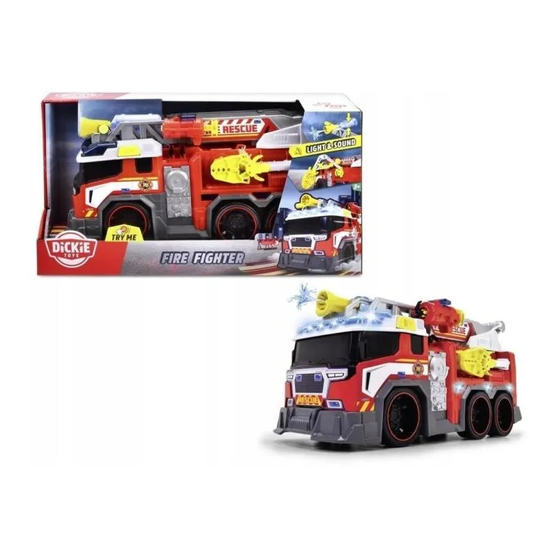 STRAŻ POŻARNA Z EFEKTAMI ŚWIETLNYMI I DŹWIĘKOWYMI DICKIE TOYS 3+