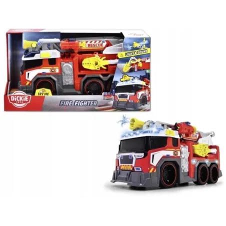 STRAŻ POŻARNA Z EFEKTAMI ŚWIETLNYMI I DŹWIĘKOWYMI DICKIE TOYS 3+