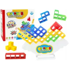 Klocki Logiczne 3D Układanka Tetris Wieża 16 Elementów 3+
