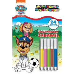 PSI PATROL. ZACZYNAMY ZABAWĘ! NUMERKOWE KOLOROWANKI