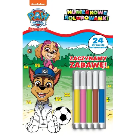 Psi Patrol. Zaczynamy Zabawę! Numerkowe Kolorowanki