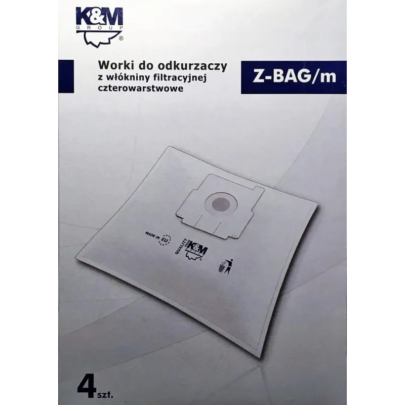 WORKI DO ODKURZACZA ZELMER Z-BAG/MICRO 4 SZT. - K&M Grupa WORKI DO ODKURZACZA ZELMER Z-BAG/MICRO 4 SZT. - K&M Grupa