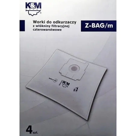 WORKI DO ODKURZACZA ZELMER Z-BAG/MICRO 4 SZT. - K&M Grupa