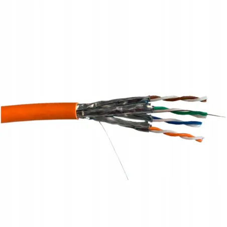 KABEL SECURITYNET SKRĘTKA U/FTP KAT.6A CU LSZH DCA 500M POMARAŃCZOWY