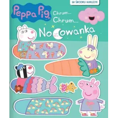 ŚWINKA PEPPA. NOCOWANKA. KSIĄŻECZKA Z NAKLEJKAMI - Media Service Zawada