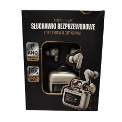 SŁUCHAWKI DOUSZNE TWS-400 Z ETUI ŁADUJĄCYM FOREVER