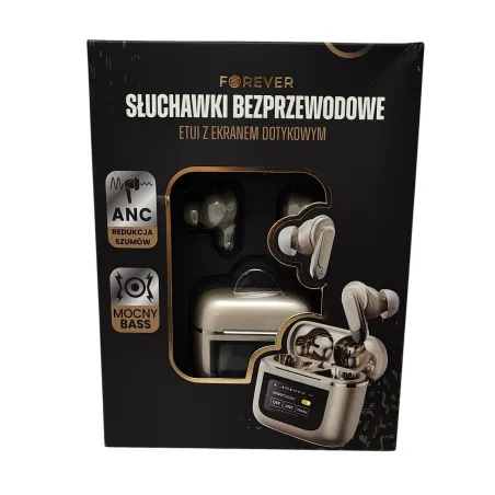 SŁUCHAWKI DOUSZNE TWS-400 Z ETUI ŁADUJĄCYM FOREVER