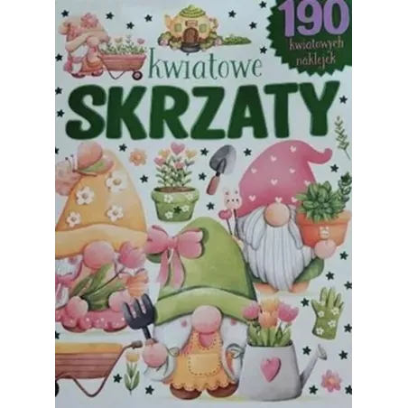 KWIATOWE SKRZATY 190 KWIATOWYCH NAKLEJEK