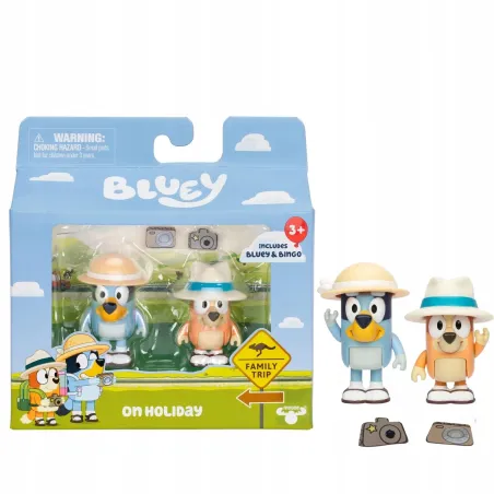 FIGURKI BLUEY I BINGO WAKACJE TM TOYS 3+