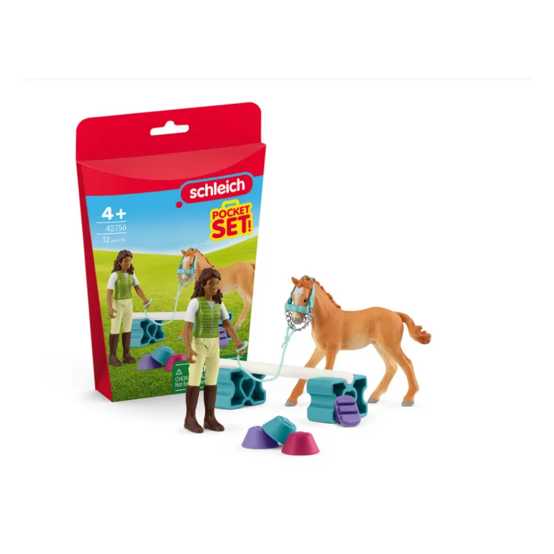 SARAH I ŹREBAK ZESTAW SCHLEICH HORSE CLUB 4+