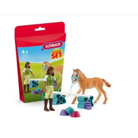SARAH I ŹREBAK ZESTAW SCHLEICH HORSE CLUB 4+