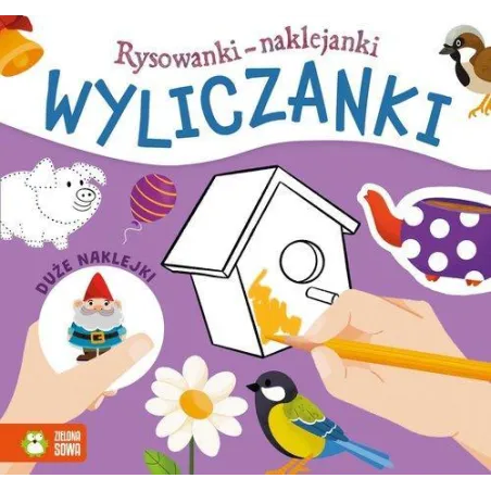 RYSOWANKI-NAKLEJANKI WYLICZANKI - Zielona Sowa
