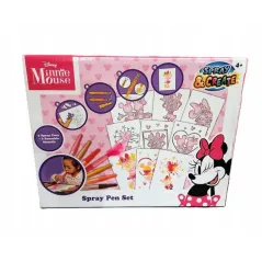 DISNEY MYSZKA MINNIE. FLAMASTRY DMUCHANE + SZABLONY. ZESTAW KREATYWNY  4+